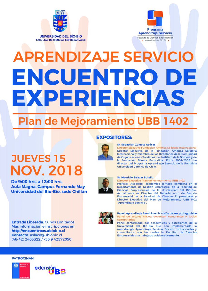 Deptogestion's tweet image. Seminario Aprendizaje Servicio