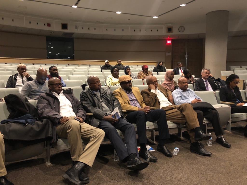 UNHCRCanada's tweet photo. Tonight, @AMB_Affey met with the Somali diaspora in #Ottawa 🇨🇦 to hear their views on how best to help rebuild #Somalia 🇸🇴 for refugees to be able to return home 🏡 in safety &amp; dignity.

UNHCR always listens to refugees - their voices 🗣 are critical to any solution proposed. https://t.co/TIZiPRg8sw