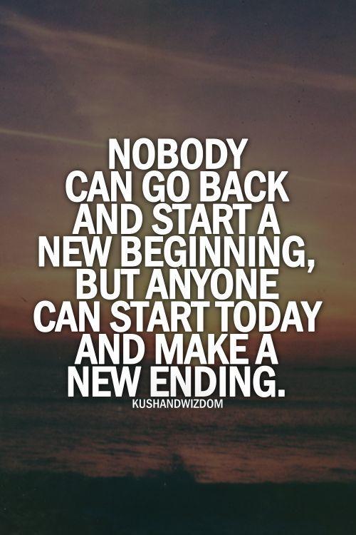 Never too late 
1. To do something good
2. To learn something new
3. To be what you might have been
4. To be happy