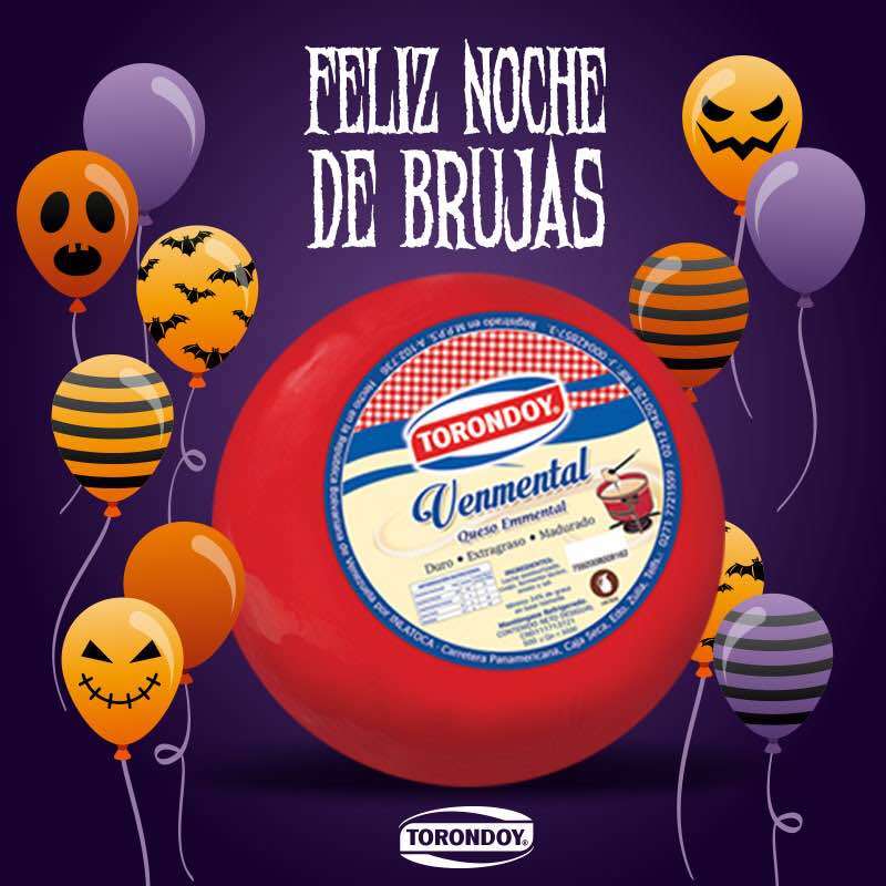 #FelizNocheDeBrujas Celebra y disfruta una noche especial llena de sabor, dulce, truco y #Torondoy. 🎃👻🎃👻🎃👻🎃👻🎃👻🎃 ¿Cuáles son tus planes para esta noche? #Halloween #HappyHalloween #FelizDia