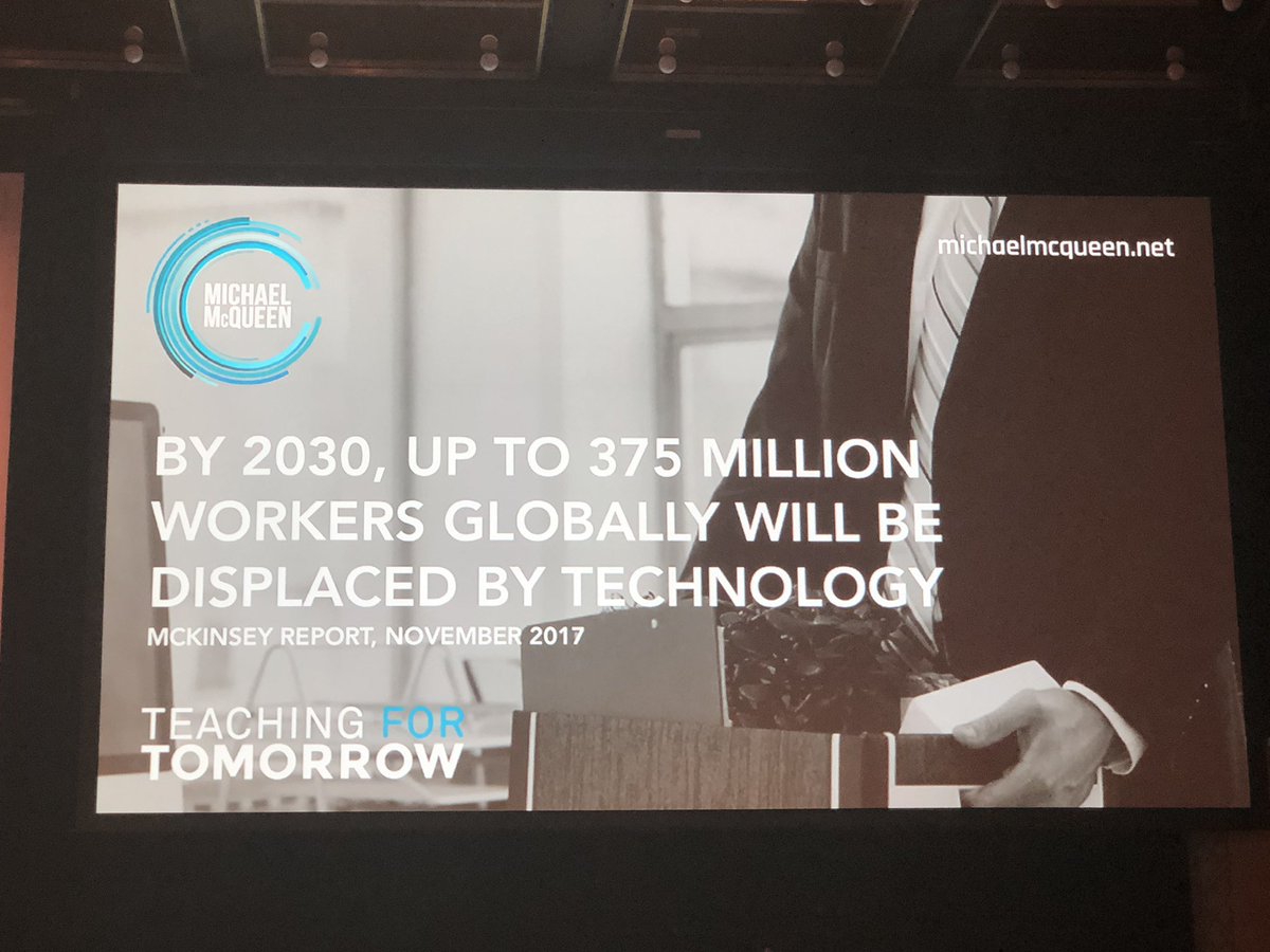 RobynChristie1's tweet image. Michael McQueen - ‘How do we fear our kids up for the future?’ #NSWPPA2018 #TeachingForTomorrow