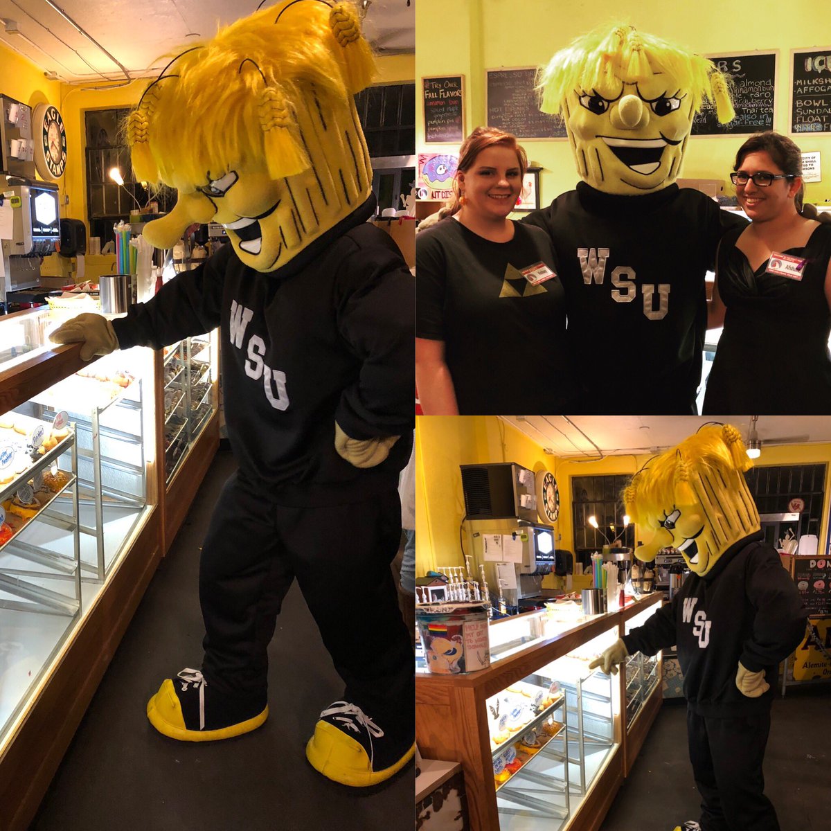 Thank you <a href="/Wu_Shock/">WuShock</a> for stopping to see us tonight! #goshox <a href="/GoShockers/">Go Shockers</a>