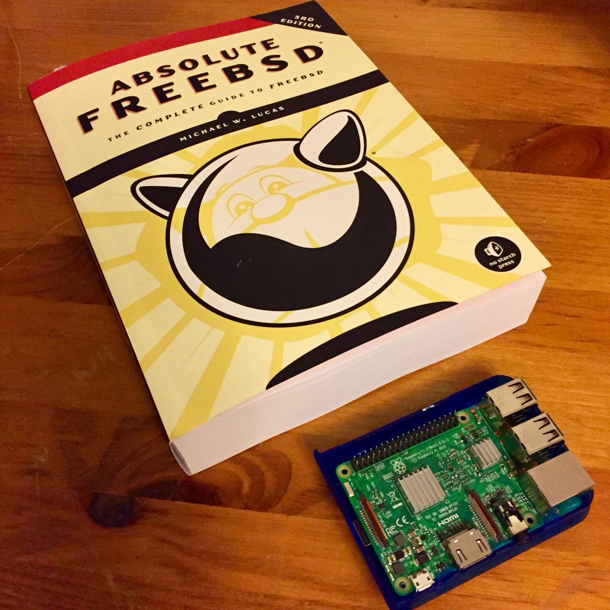 vp_varchs's tweet image. Dive into the @freebsd guided by @mwlauthor Absolute FreeBSD, 3rd Edition. Published by @nostarch. Empowering my @Raspberry_Pi with BSD. Many thanks to the author and all BSD developers #FreeBSD #BSD #RaspberryPi3B #RaspberryPi #toronto #absoluteFreeBSD