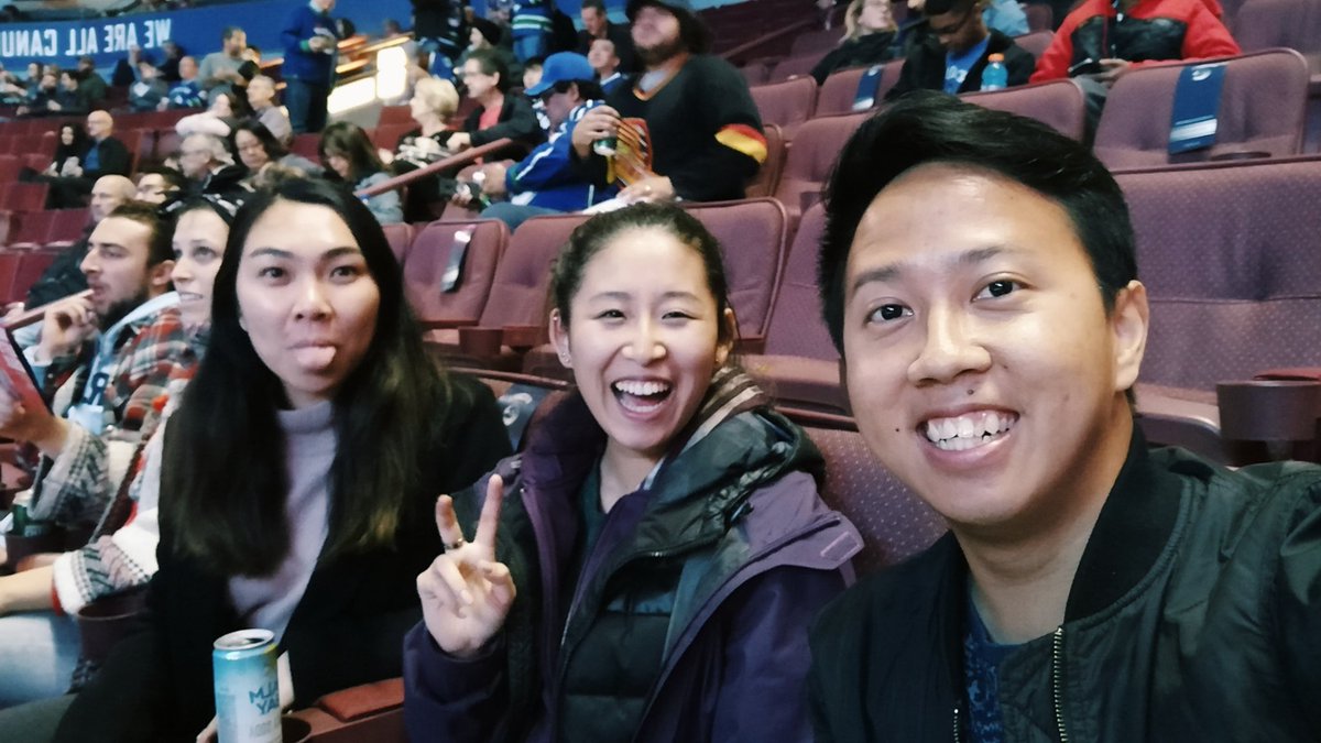 CorimDG's tweet photo. Fun times watching the @Canucks!! 
#weareallcanucks https://t.co/nqZA9EbGph