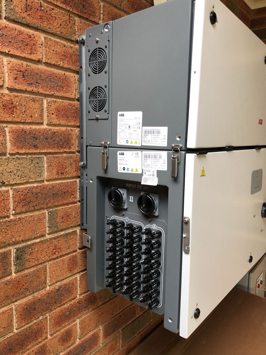 CASESolar's tweet photo. First time installing this monster of an Inverter at Umina Beach
The ABB PVS 100kW Solar Inverter
#CASEsolar
#Statewide https://t.co/JDnVCSIomC