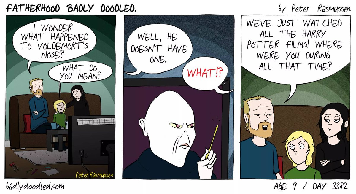 Peter Rasmussen On Twitter New Comic About Voldemort S Nose Https T Co P8i3axd9ut Comics Childhood Parenthood Webcomic Parenting Harrypotter Voldemort Https T Co Qj9a7rzzap