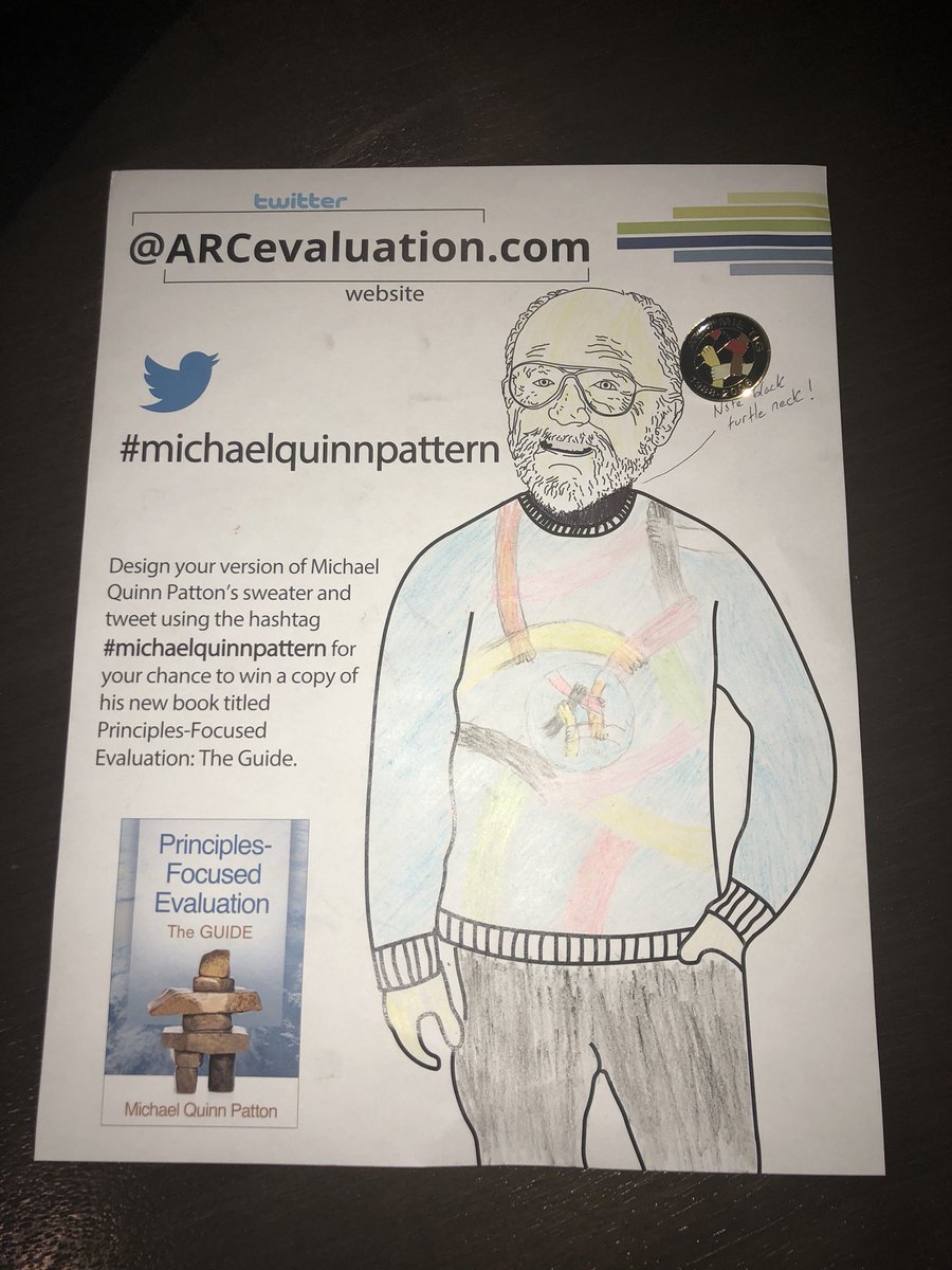 jamesgriffith's tweet photo. At the #EvalTwitter gathering at #Eval18 drawing #michaelquinnpattern https://t.co/3GUhnXkiKF