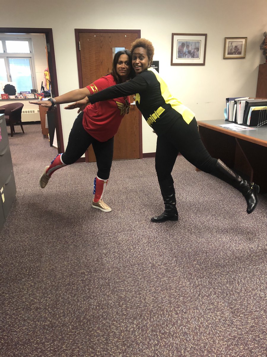 JKCougars's tweet photo. Live and Laugh! #JKMS #QueenMrsB and #SuperHeroines https://t.co/IAq5ZFuO18
