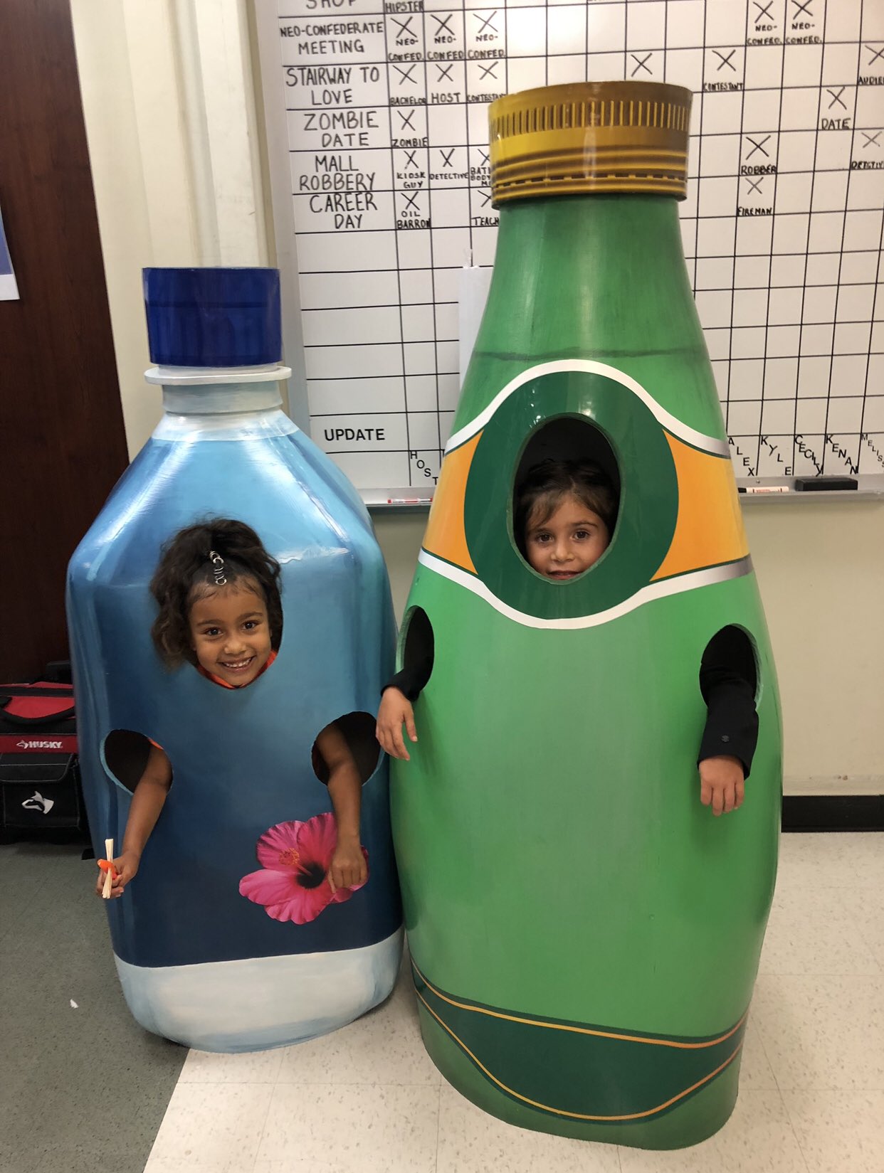 Water Bottle Costume