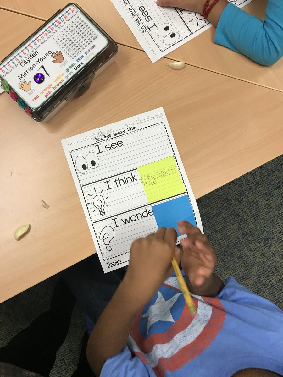 Great start with Thinking Routines in first grade!  #NWLeads #Novipride