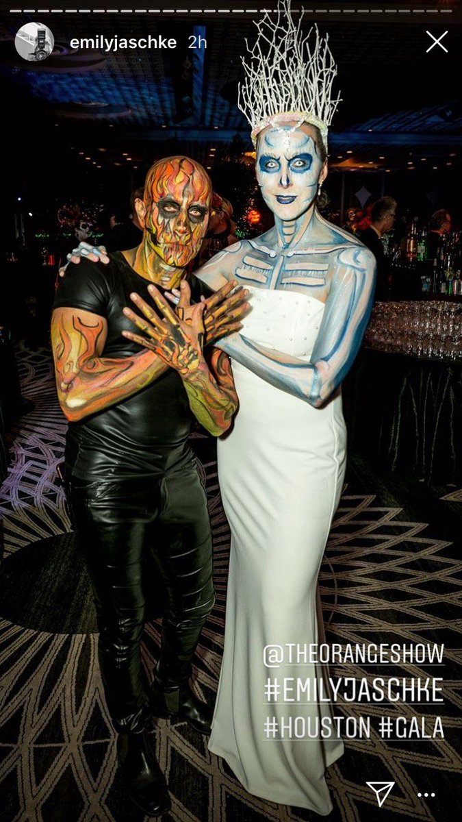 Abc Bodyart On Twitter Orangeshow Gala Fire King Icequeen