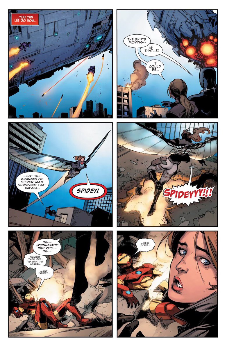 WebsnWings's tweet photo. “Shh, dont spoil my moment...
| She hovers |
My big brother just saved the world.”
#TeresaParker #PeterParker #MsPenguin or #GoodPunisher #SpiderMan #MRP #Marvel https://t.co/shJtAReX8n