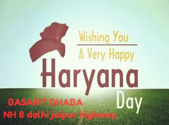 basantdhaba's tweet photo. Happy Haryana Diwas✌
#basantdhaba #dhabadiaries #dhabafood #dhabaindia #dhabalove #dhabastyle #dhaba #dhabaexpress #jaipurhighway #bilaspur #gurugram #haryana #happyharyanaday https://t.co/GY59ihfvO5