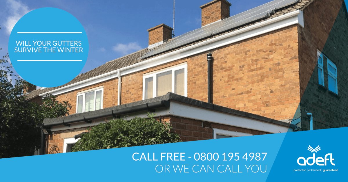 AdeftLtd's tweet photo. Protect your home this winter your home by getting your old finlock concrete gutters replaced with our brand new uPVC gutter. Learn more by visiting our website https://t.co/cMqn1AyzXx #gutter #gutters #gutterreplacement https://t.co/3WCxVxgZIc