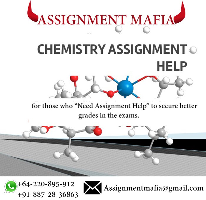 AssignmentMafia's tweet image. #ChemistryAssignmentHelp A combined efforts of professional #writers and #chemistry experts of #assignmentmafia will provide you with high-quality work within required time at a price that feels light on your pocket.
#unitedkingdom #Collegeassignment #academicwritingservices