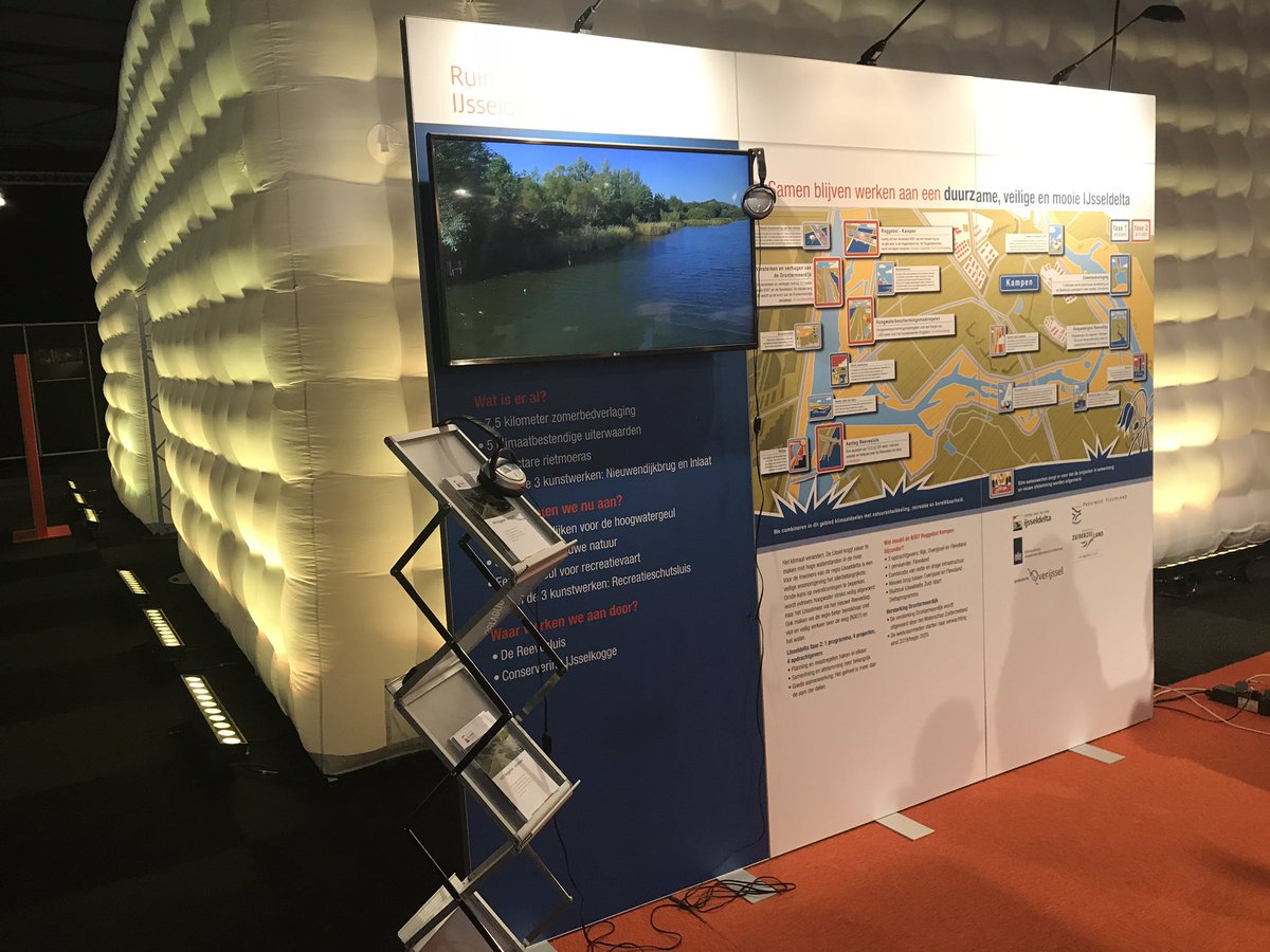 We zijn er klaar voor! Vandaag staat we op het #deltacongres. @RvdRIJsseldelta