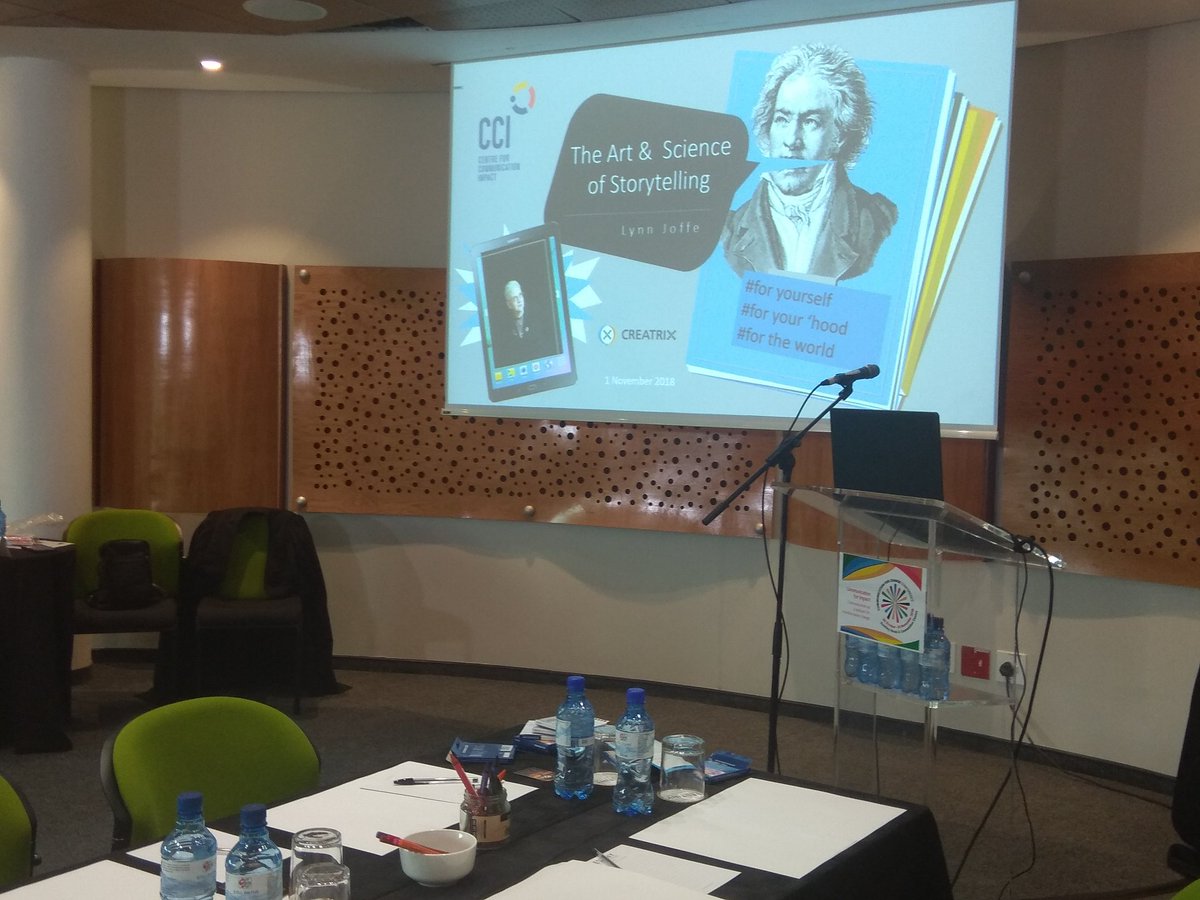 CommsConference's tweet image. Lynn Joffe&apos;s session has been set up. Don&apos;t miss out on a provocative storytelling skillsbuilding session #commsforchange #CommsConference2018