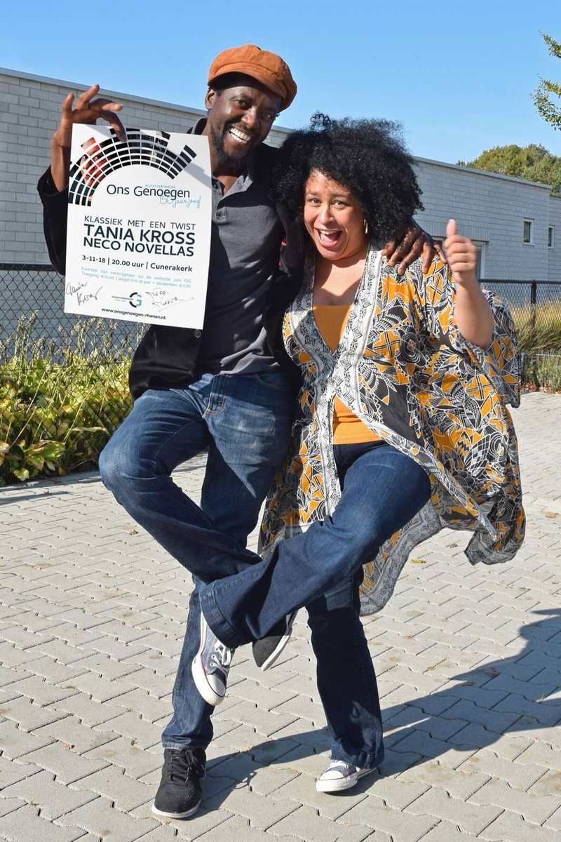 Klassiek met een Twist! <a href="/Taniakross/">Tania Kross</a> en <a href="/neconovellas/">Neco Novellas</a> a.s. zaterdag 3 nov in #rhenen. Heb jij al kaarten? Zo niet, ga snel naar onze website om kaarten te reserveren! onsgenoegen-Rhenen.nl