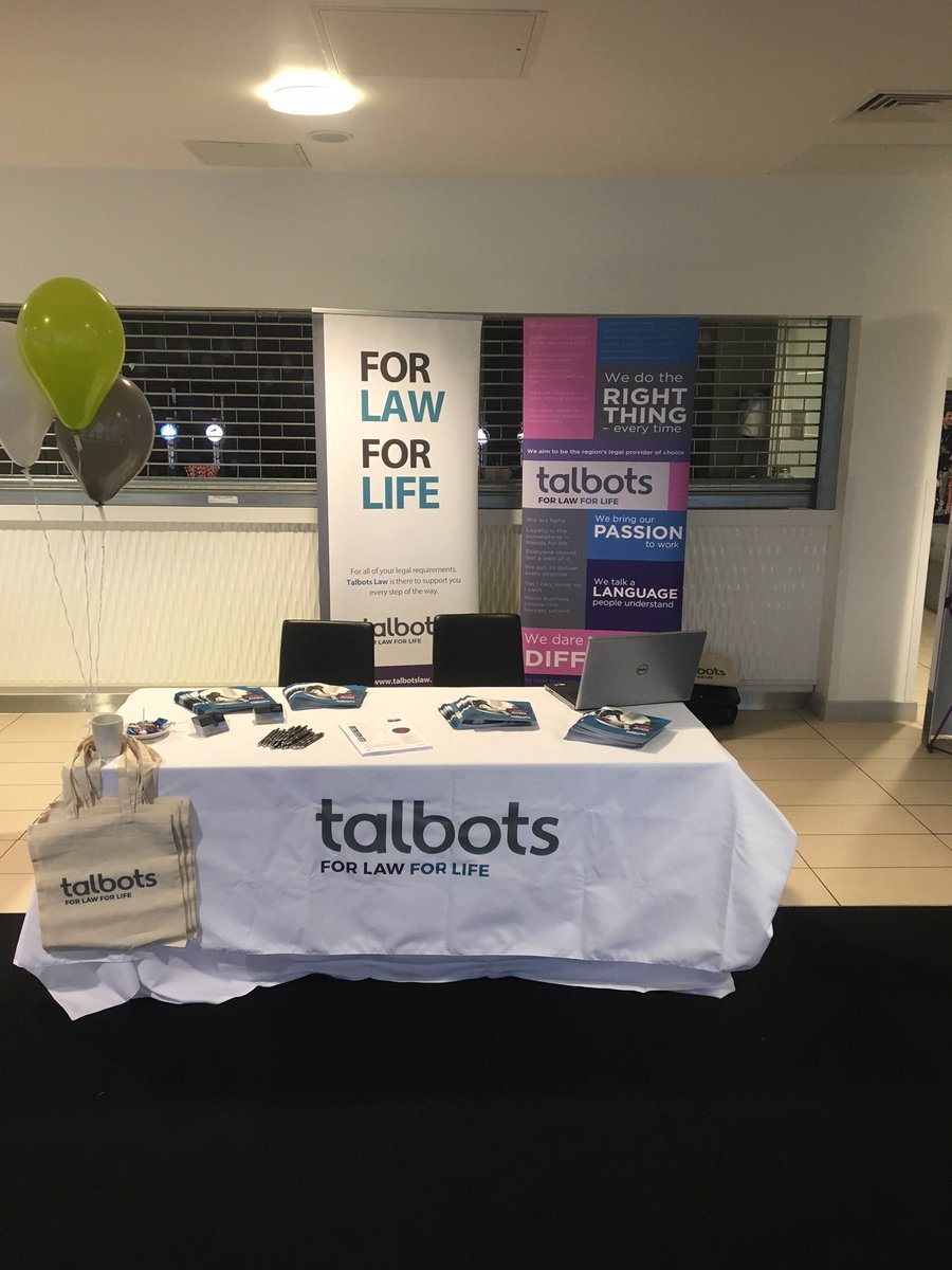 talbotslaw's tweet photo. Bright and early at Edgbaston this morning ready for the @BarrattHomesBirmingham B5 Central site launch @CalRHaynes #talbotsnewbuild #newhomes #conveyancing https://t.co/G0C4w624q1