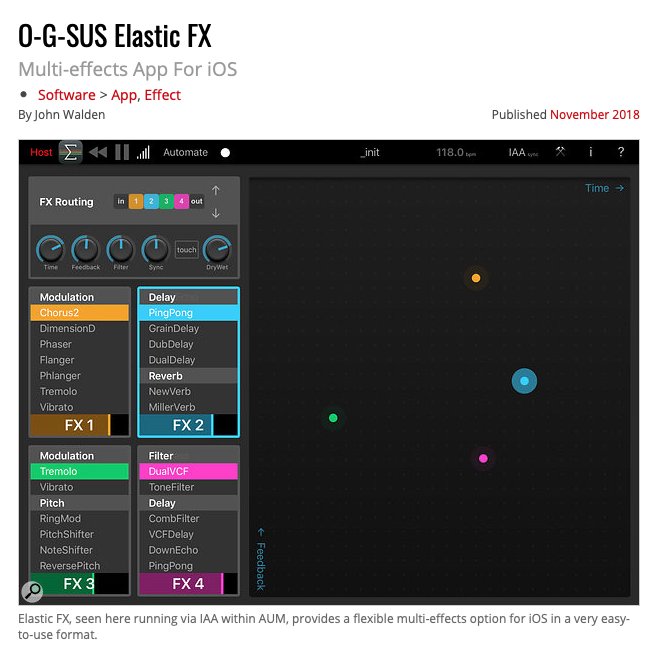 elasticdrums's tweet photo. Great review of Elastic FX by John Walden for Sound On Sound !! :) -> https://t.co/SkbIRUhjEC "Whatโs particularly impressive is that the design opts to do something essentially quite complex ... but keeps the control set manageable ..." Wow ๐ @sospublications @JohnMAblog https://t.co/Mmuemw6ySH