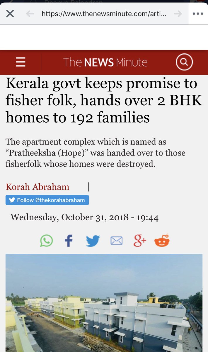 vinodjose's tweet photo. The difference between Gujarat model and Kerala model was at play yesterday. The latter handed over 192 flats for fishermen costing 20 crore rupees; the former inaugurated a statue costing 3000 crore rupees. Pictures below. Which of the two should be India’s development model? https://t.co/dZMFVoMQqI