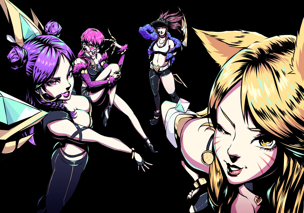 _itskyon's tweet photo. WIP #ArtofLegends #KDA #Ahei #Akali #Evelynn #KaiSa https://t.co/4AsGWIBVnd