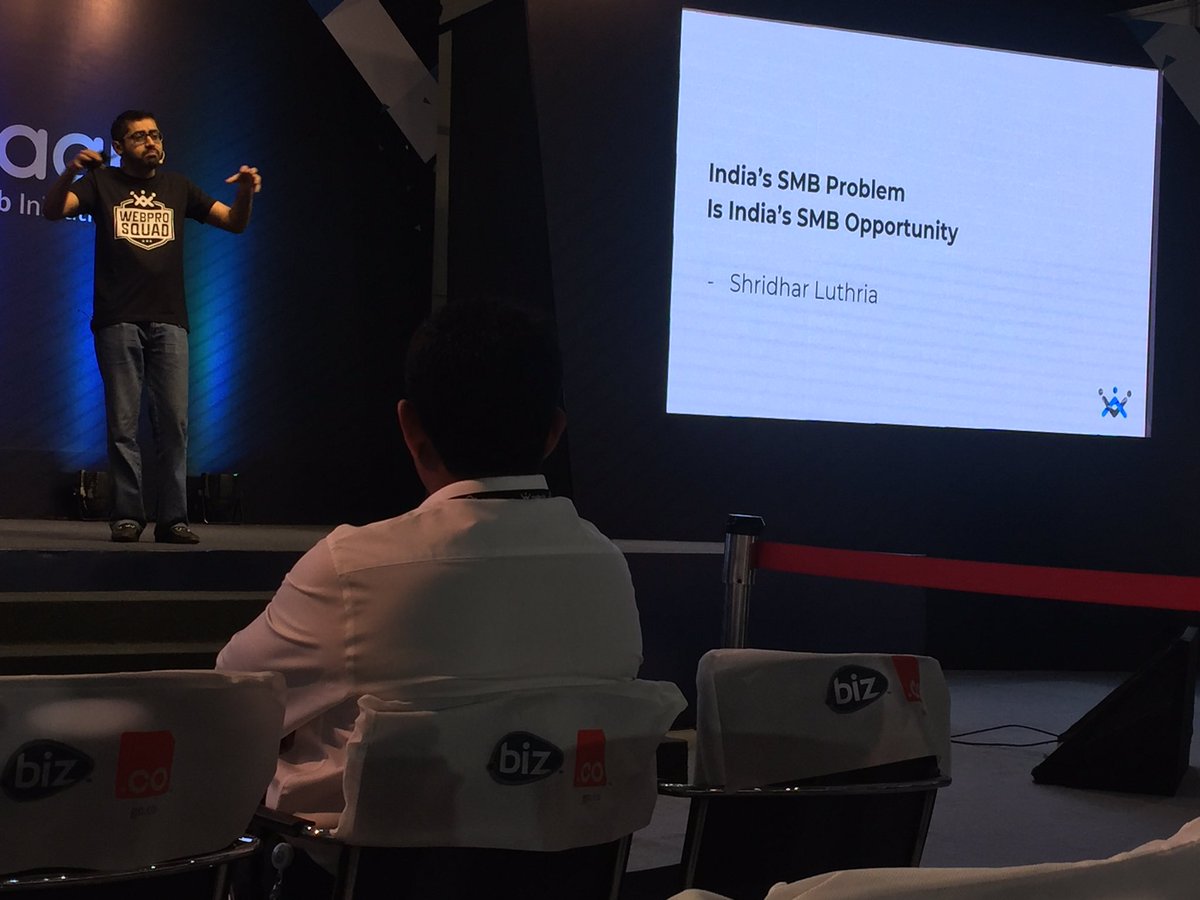mydotbiz's tweet image. #CloudBazaar2018 has begun! @ShridharLuthria kicking it off with his session on India’s SMB problem is India’s SMB opportunity.