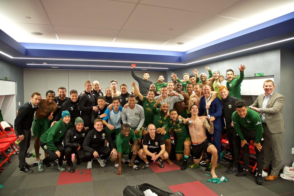 Great effort by the team to get the result tonight . Rose city 🌹 see you on Sunday ! #MLSPlayoffs #PTFC