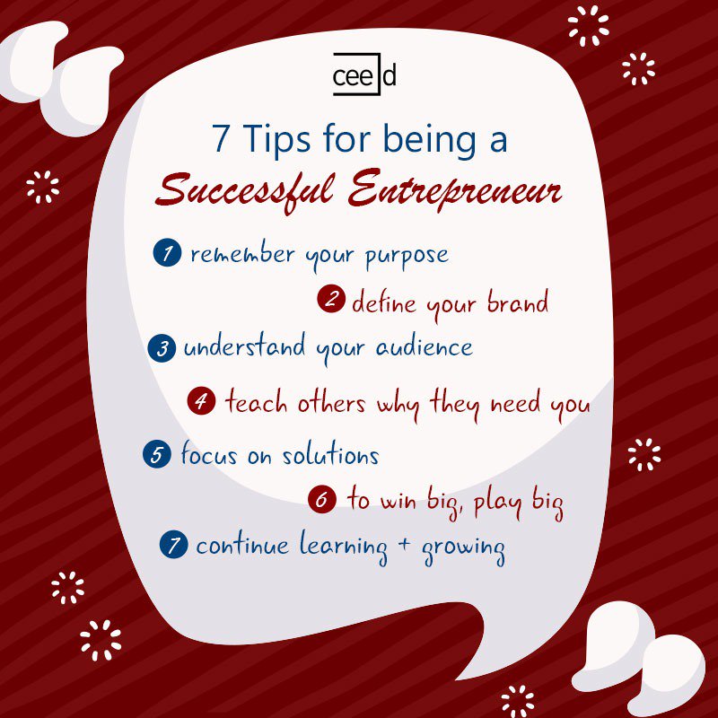 Chitkara_CEED's tweet photo. Some tips for all the budding entrepreneurs out there!
#Chitkara #success #entrepreneur #startup #strategy #businessideas #mohali #chandigarh #panchkula #motivation #startuplife #entrepreneurship #businesspassion #keytosuccess #CUCEED #tipsforsuccess https://t.co/8h6xczFJLG
