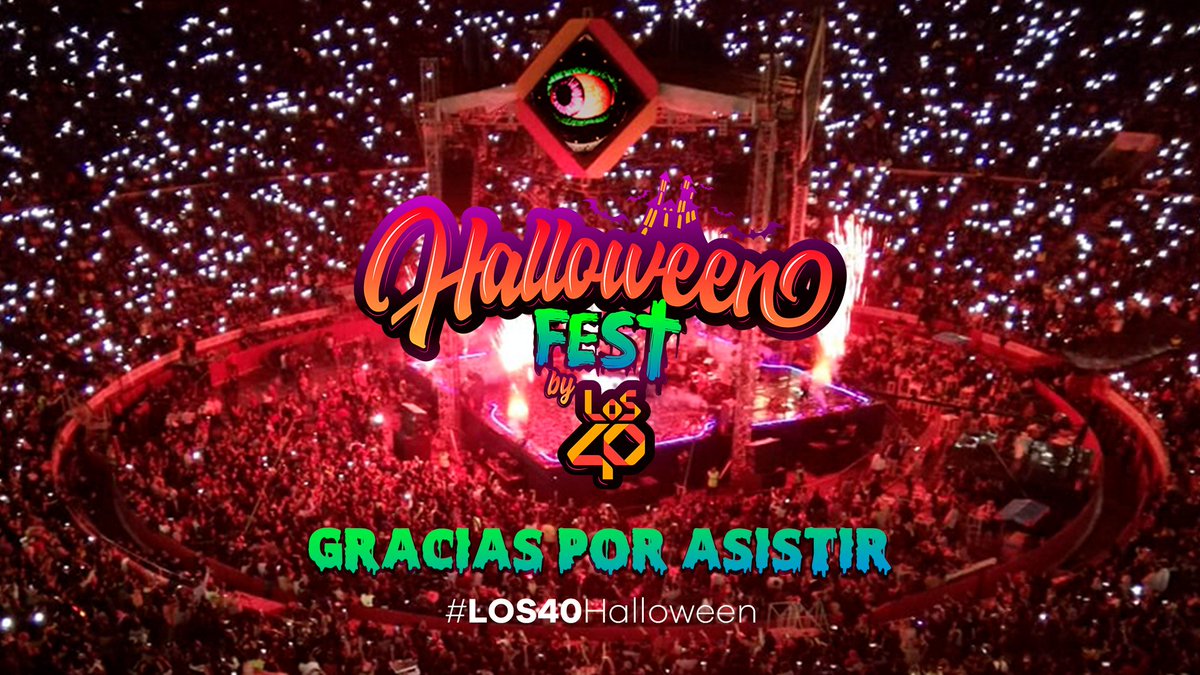 #LOS40Halloween fue todo un éxito gracias a ti  👻 ¡Gracias totales!  bit.ly/2Ofd1Yk <a href="/los40halloween/">Halloween Fest</a>