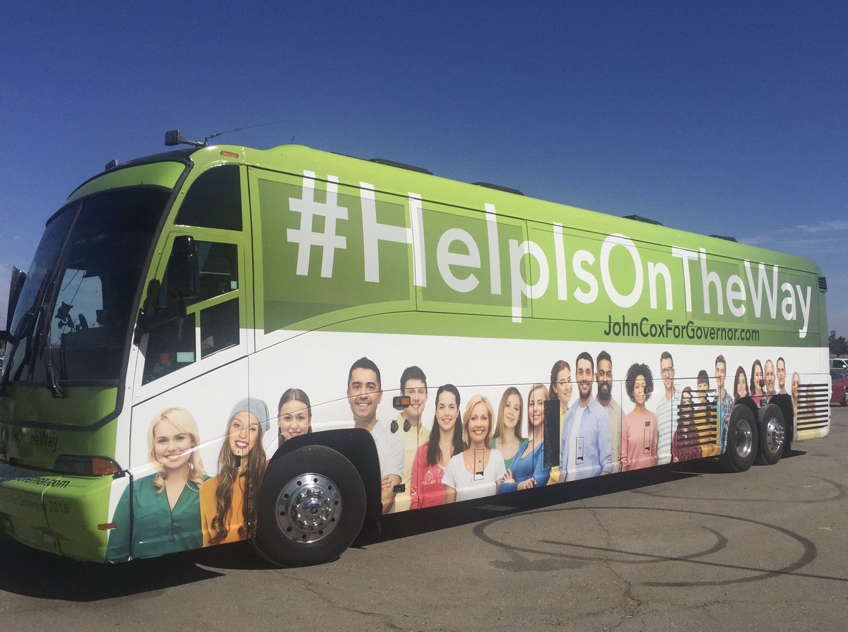 BeastJohnCox's tweet photo. #HelpIsOnTheWay #CAGov bus tour kicks off tomorrow at 7:30am - listen in to Phil Cowan on @KTKZ1380AM https://t.co/H0TCTJGVTG