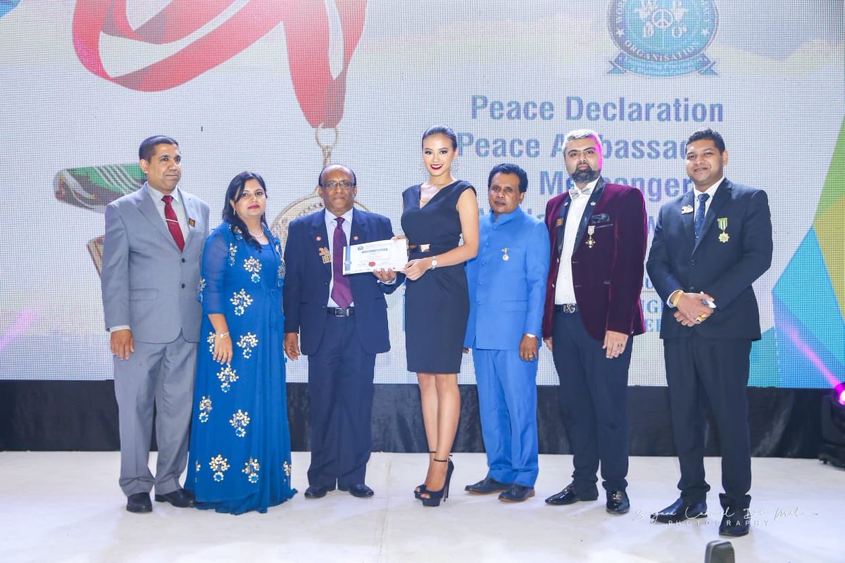 nadia_gyi's tweet photo. World Peace And Diplomacy Organization Awards Ceremony. Thank you Dr Singh &amp; Dr Tharindu
Wijenayake for your support.
#PeaceAmbassador #WPDO #UNSustainableGoals #SriLankaForMissWorld 🇱🇰 https://t.co/vmSgxYO9BZ