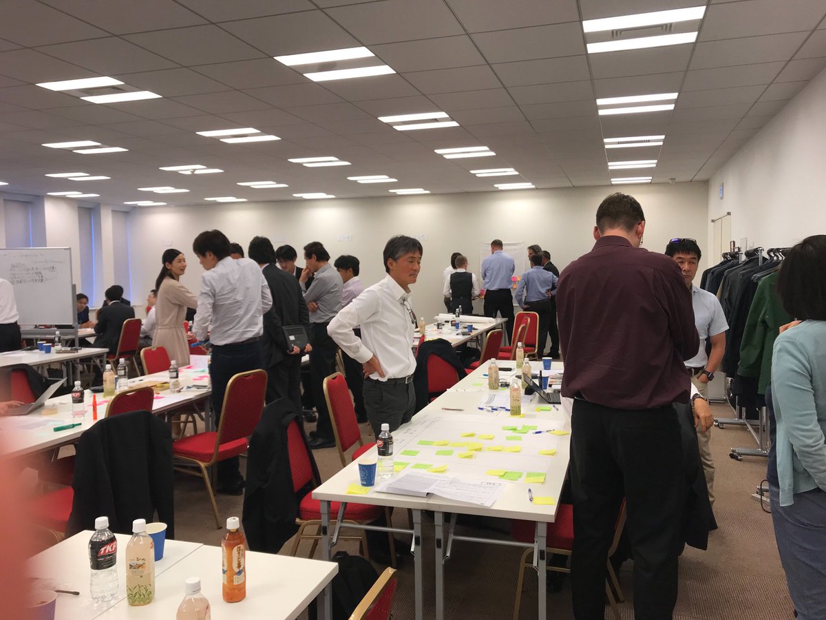 Herve_LeHen's tweet photo. Today at #AXA Life Japan, Operation managers work as OneTeam leveraging agile practices to fix problems. Adopting a learning mindset and empowering the teams appeared to be the key levers to improve as an organization https://t.co/MgxgSVt3TA