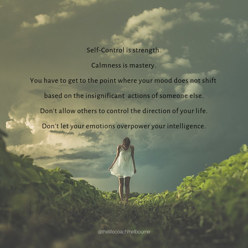 LifeCoachMelb's tweet photo. Don't let your emotions overpower your intelligence.
#ThursdayThoughts 
#friendlyreminder https://t.co/1eW0P2qgJC