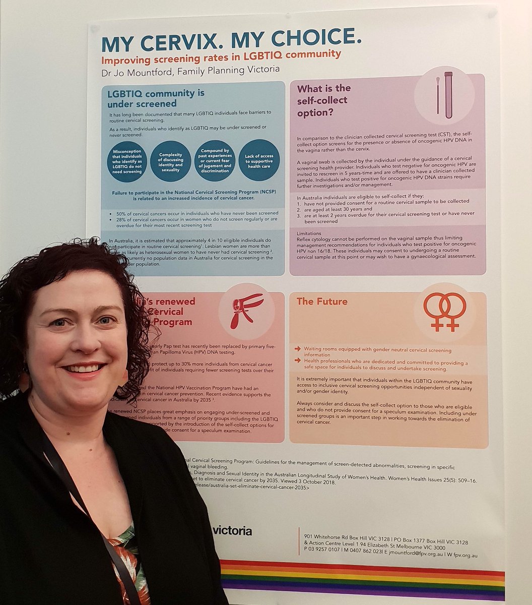 sexualhealthvic's tweet image. A great first day at #IUSTIAP18 with Dr Jo Mountford one of our clinic GPs presenting her research on #cervicalscreen #research #LGBTI