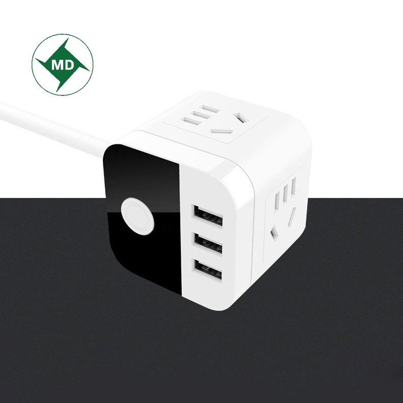 ModiSocket's tweet image. MD181 USB new national standard power strip
Seat size: L*B*H=59*59*55(mm)
Cable length: 1.5m
Product weight: 260g
Rated input: 10A/ ac220-250v
Rated output: 10A/ ac220-250v /2500W
USB output: 5V/ 2.1a
The using environment: - 12 ℃ to 40 ℃
Certification: CCC