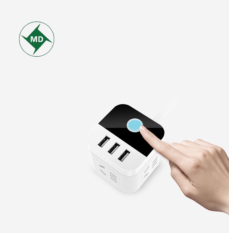 ModiSocket's tweet image. MD181 USB new national standard power strip
Seat size: L*B*H=59*59*55(mm)
Cable length: 1.5m
Product weight: 260g
Rated input: 10A/ ac220-250v
Rated output: 10A/ ac220-250v /2500W
USB output: 5V/ 2.1a
The using environment: - 12 ℃ to 40 ℃
Certification: CCC