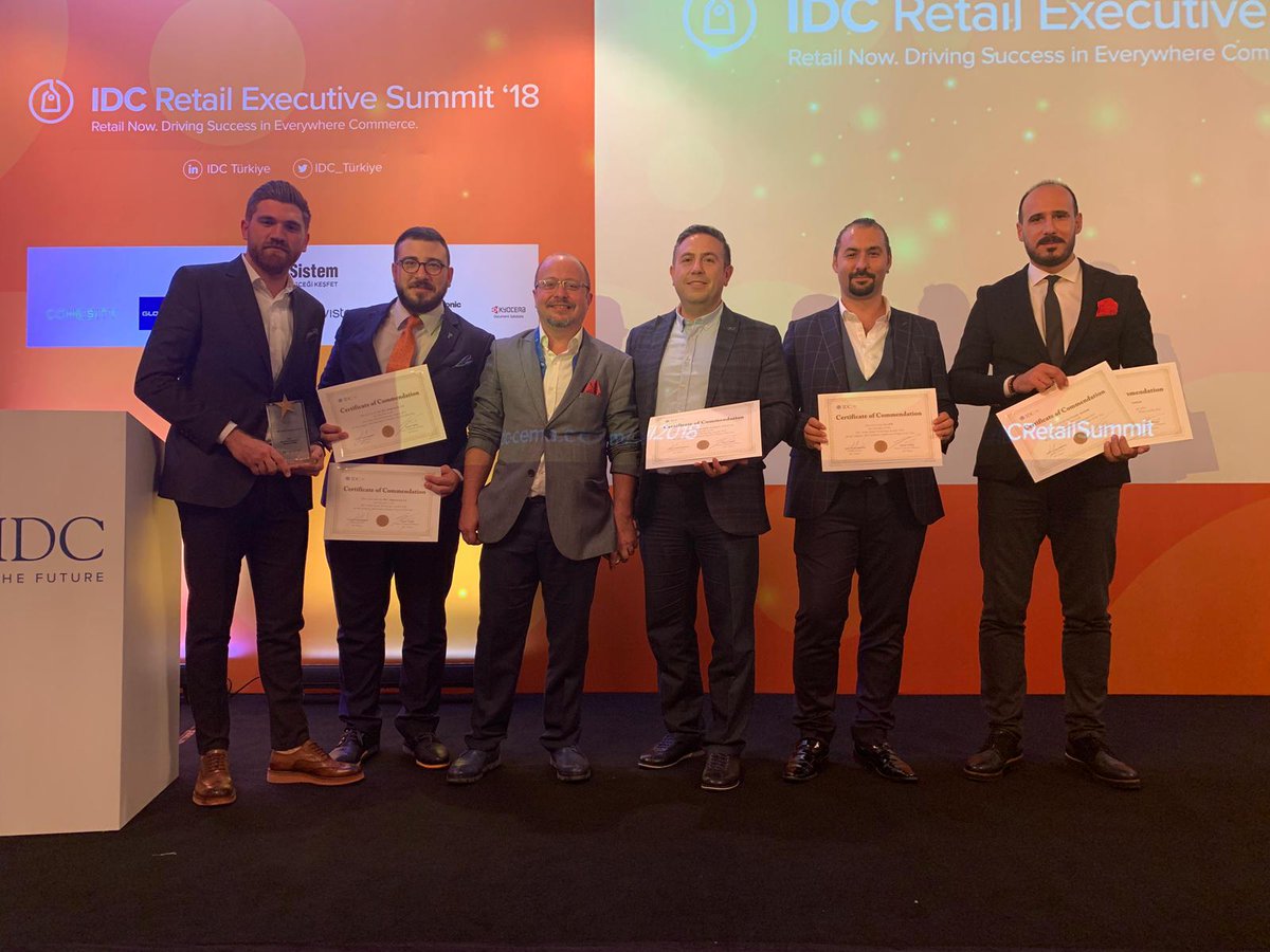 IDC Retail Executive Summit'de başarılı projeleri ile ödül alan üyelerimizi tebrik ediyoruz. #cioturkey