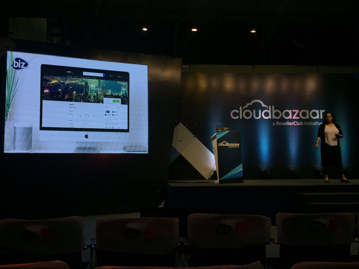 mydotbiz's tweet image. There is only one of any particular domain name extension. Know more about the value of premium domain names at Crystal Peterson’s session here at #CloudBazaar2018