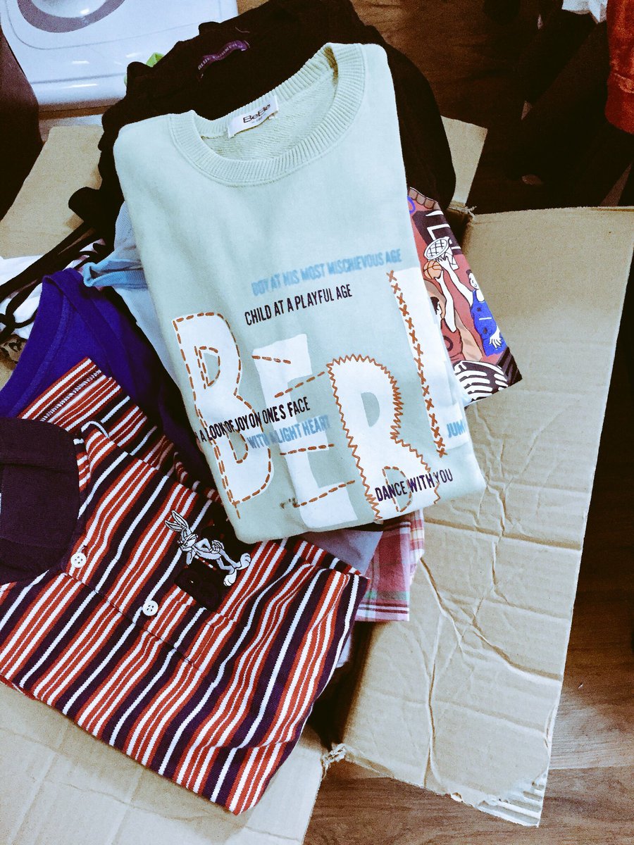 cbtinaza's tweet photo. Anyone having a clothing drive or know of any organizations to give clothes away to? #decluttering2018 https://t.co/3ykjqqQyJW