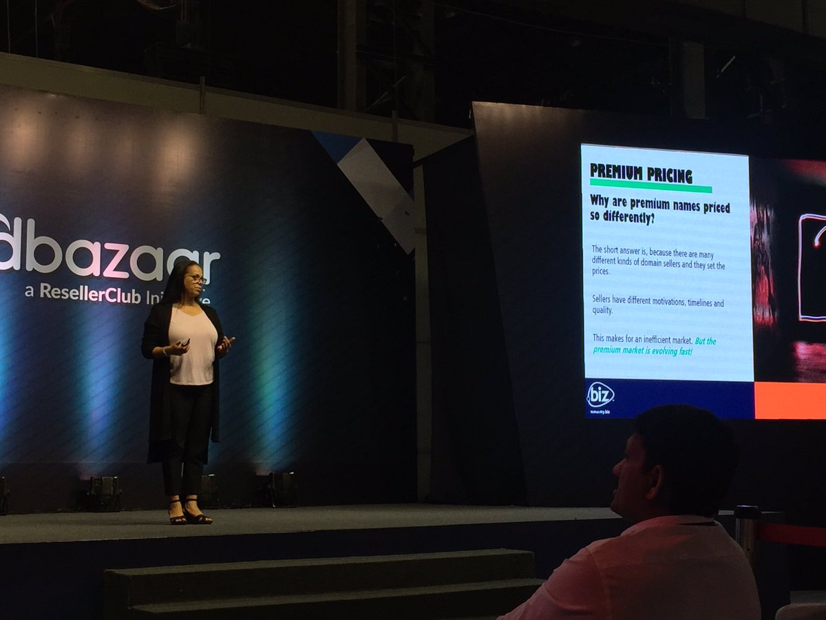 mydotbiz's tweet image. The premium market is evolving fast and how! - Crystal Peterson, Director Registry Services, Neustar
#CloudBazaar2018 #Domain