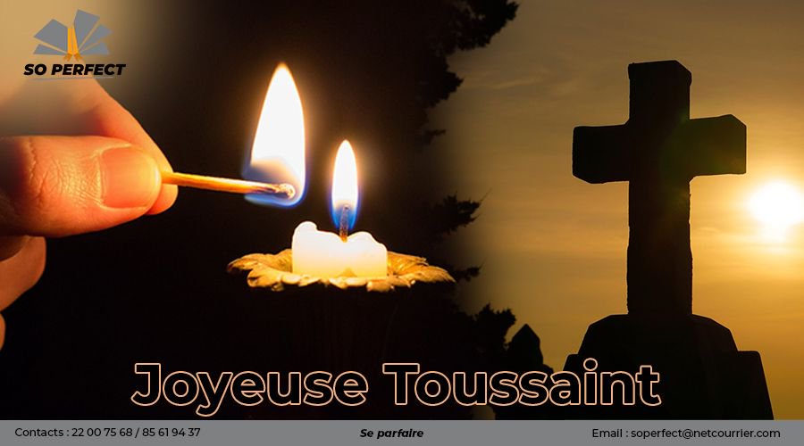 SOPERFECT14's tweet photo. La Toussaint est la fête de tous les saints. Chaque 1er novembre, l’Église honore ainsi la foule innombrable de ceux et celles qui ont été de vivants et lumineux témoins du Christ . Bonne fête de Toussaint à tous.
#perfectcommunication
#agencedecomunication
#Toussaint2018 https://t.co/nKcY0kXdK0