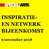 Ontmoet tijdens de Special Arts Inspiratiebijeenkomst op 6 nov: Hilde Roothart van @Trendslator, Bas van der Veldt <a href="/AFAS/">AFAS Software</a>, Albertus Laan van <a href="/bureauHHM/">bureau HHM</a>, Ewout Wolff van <a href="/onedaycompany/">onedaycompany</a> en 8 organisaties met bijzondere praktijkvoorbeelden.
Programma: specialarts.nl/341856