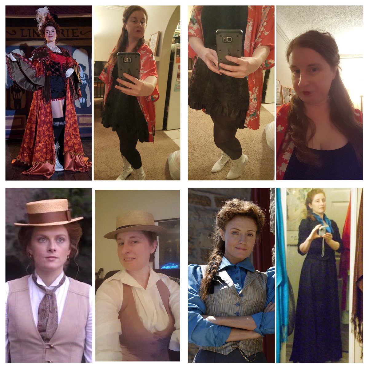 HannahBP2's tweet photo. Me dressed as Lydia Hall for #Halloween today. She is 1 of my fave @CBCMurdoch characters. It's my 3rd MM costume so far... In 2011, I was S1 Julia &amp; 2 yrs ago I was Freddie Pink. Wish I'd had time to do my hair up. @yannick_bisson @Helene_Joy @baxtonpeesley @katybreier @louford1 https://t.co/XXp2BjEgEi