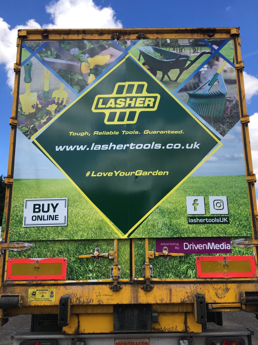 DrivenMediaUK's tweet photo. it's time to share some #LasherLove towards these beauties from @LasherToolsUK. 
Two and soon to be three based in #burton with @ATLlogistics.
Two based in #London. 
One based in #Bedford.
Have you seen one yet? 
#truckadvertising #lasherlori #lasherlucy #lasherlivi #lasherlily https://t.co/h1YaWZl7WN