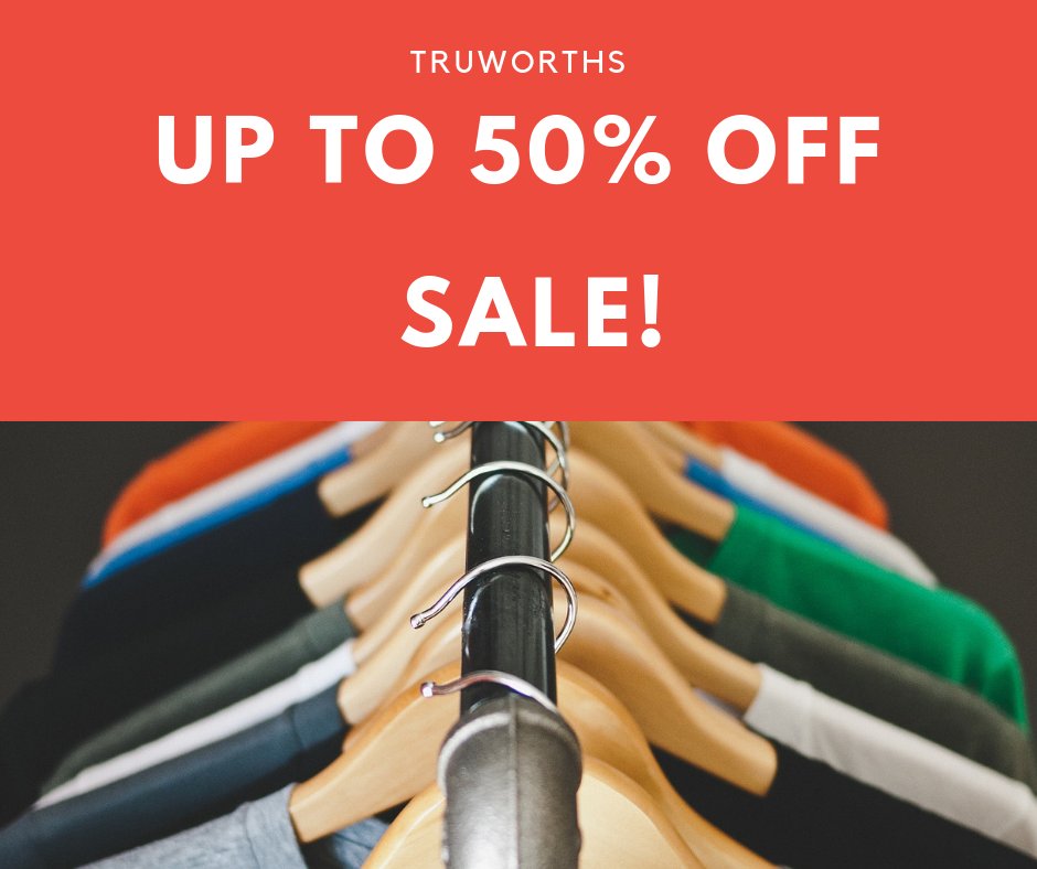 Shop up to 50% off everything from statement pieces to essential casual wear only at Truworths Junction! Hurry while stocks last! https://t.co/cCt42OSpf7