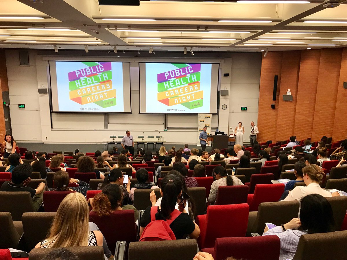 Enthusiastic turn out for tonight’s event on careers in #PublicHealth hosted by <a href="/Sydney_Uni/">University of Sydney</a> <a href="/_PHAA_/">PHAA is on Bluesky</a> #NSWPHcareers
