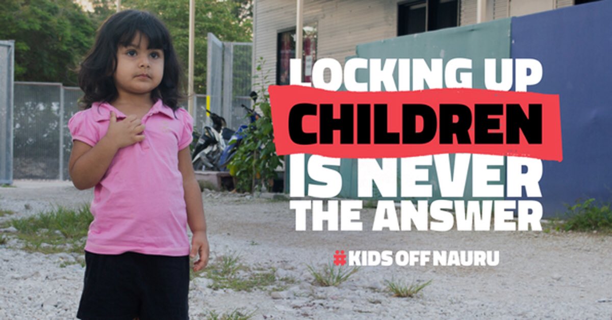From here in our London office, to our Sydney office, and everywhere else we land - we’ve said it once (well, more than that actually) and we’ll say it again - #KidsOffNauru

Don’t be foolish and think this is just a domestic #auspol issue.

The world is watching you Australia.
