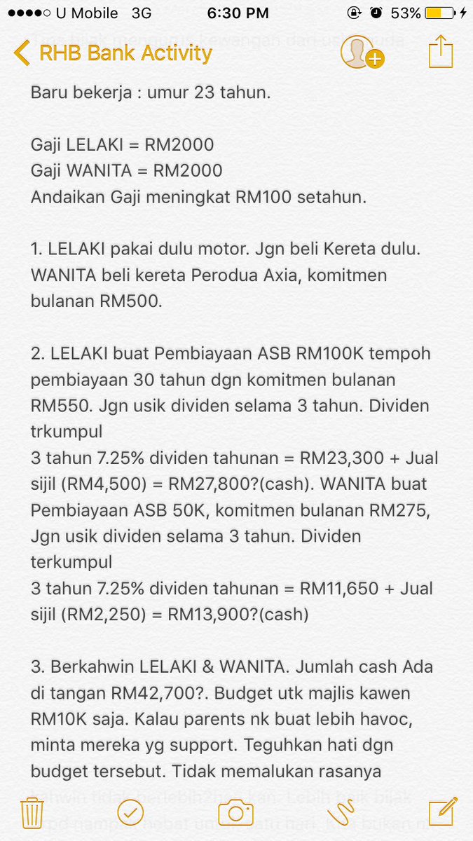 twt_resume's tweet photo. Tips bijak menguruskan kewangan dari usia muda 🔥🔥🔥

Hidup hanya sekali. bukan 2 kali mahupun 3 kali. mulakanlah langkah untuk menjayakan diri. Jom cuba tips ni 😊 https://t.co/uKnnyEW8dD