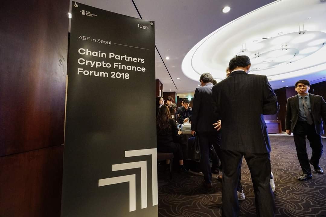 chainpartner's tweet image. The rise of crypto financial market and growth of digital asset had been discussed at Chain Partners Crypto Finance Foum 2018 #ABFinSeoul #CPresearch